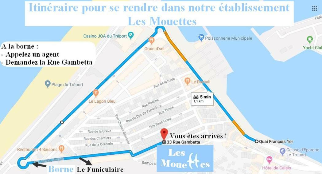 Les Mouettes Διαμέρισμα Le Tréport Εξωτερικό φωτογραφία